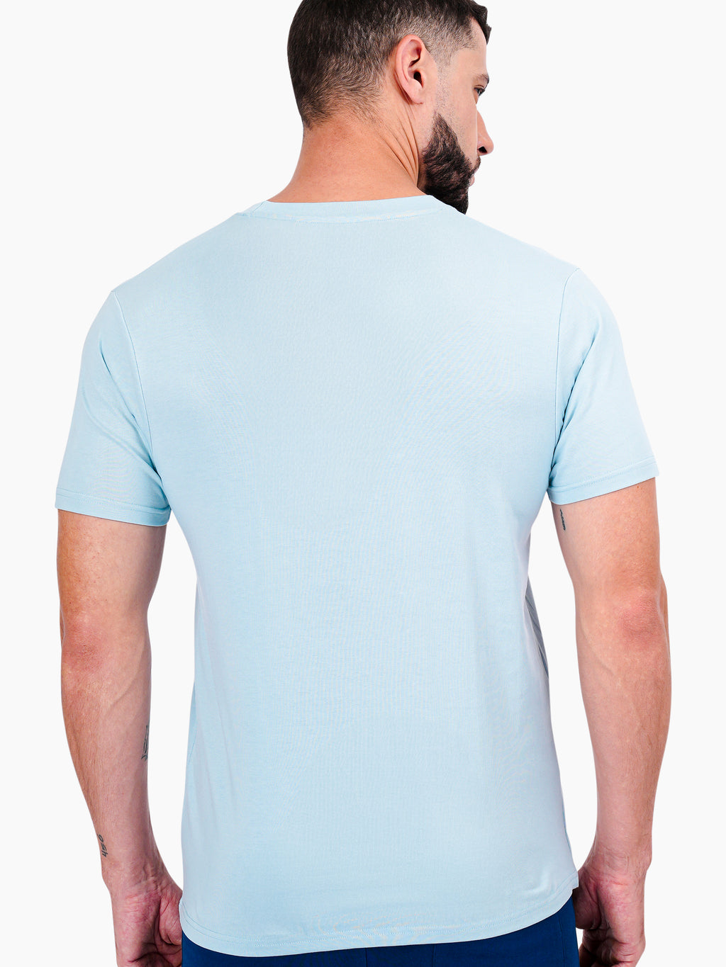 clanshans, supernox, t-shirts, roundneck, discount tshirts, combo offers, black and sky blue