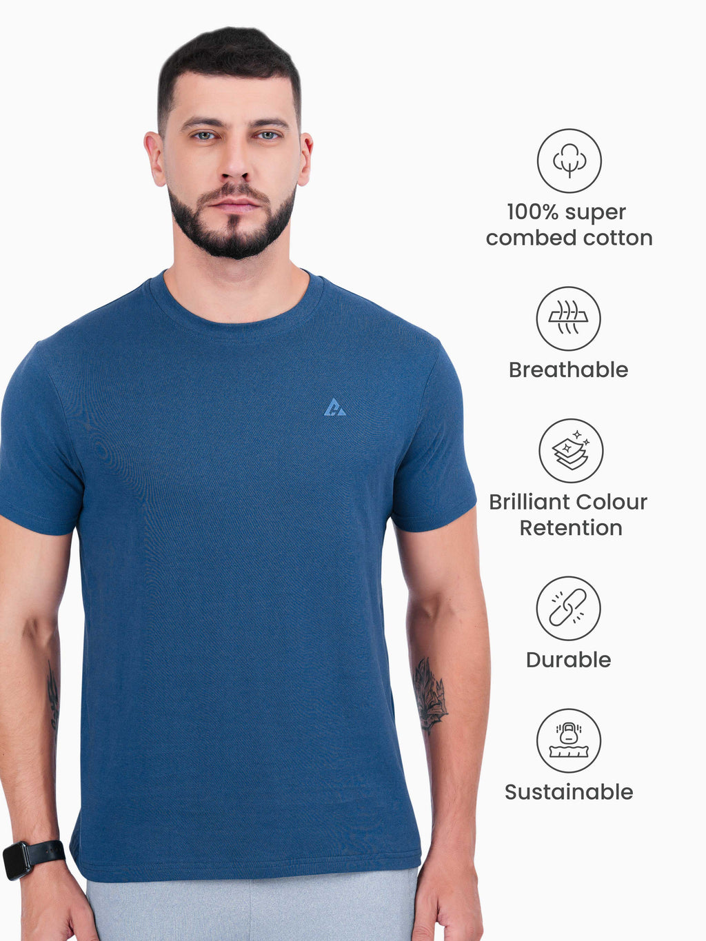 clanshans, supernox, t-shirts, roundneck, discount tshirts, combo offers, diesel blue and maroon