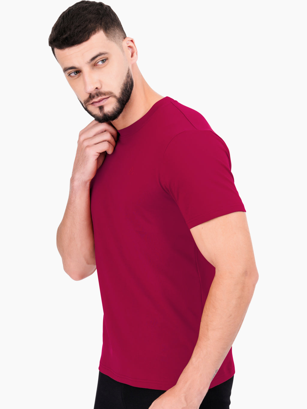 clanshans, supernox, t-shirts, roundneck, discount tshirts, combo offers, light grey and maroon